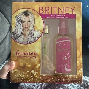 Britney Spears dry body oil and spray
